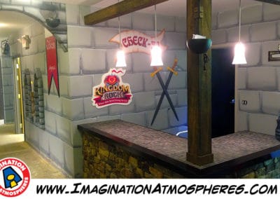Castle Themed Welcome Desk