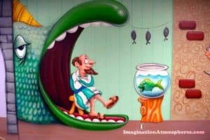 Jonah Cartoon Church Mural