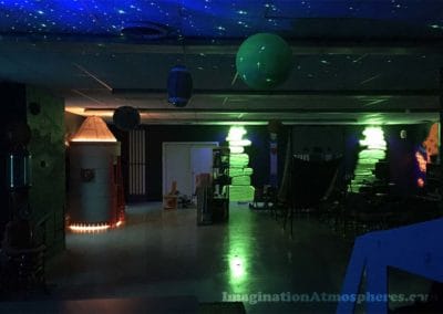 Space Room Blacklight Theme