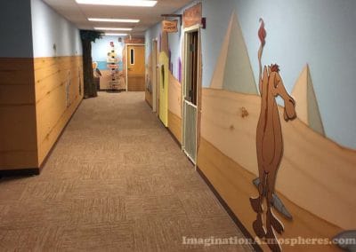 Themed Hallway with Camel